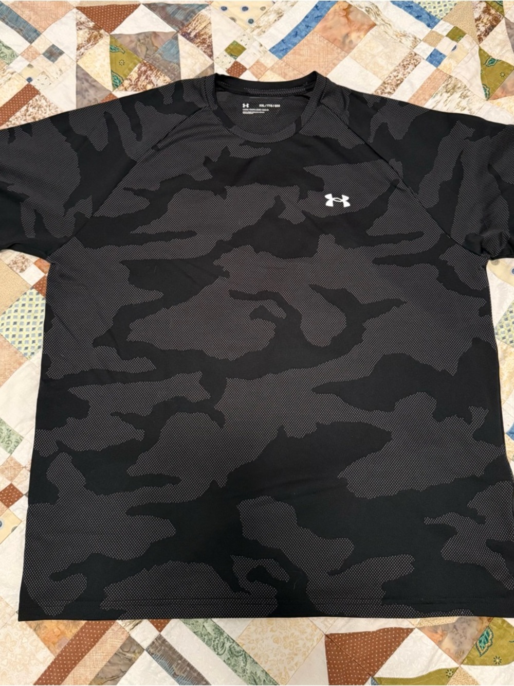 Under Armour Men’s Black Camouflage Short Sleeve Performance Tee